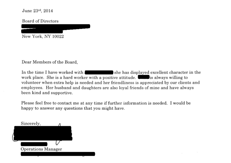 Ace your coop board application 14 successful reallife reference letters